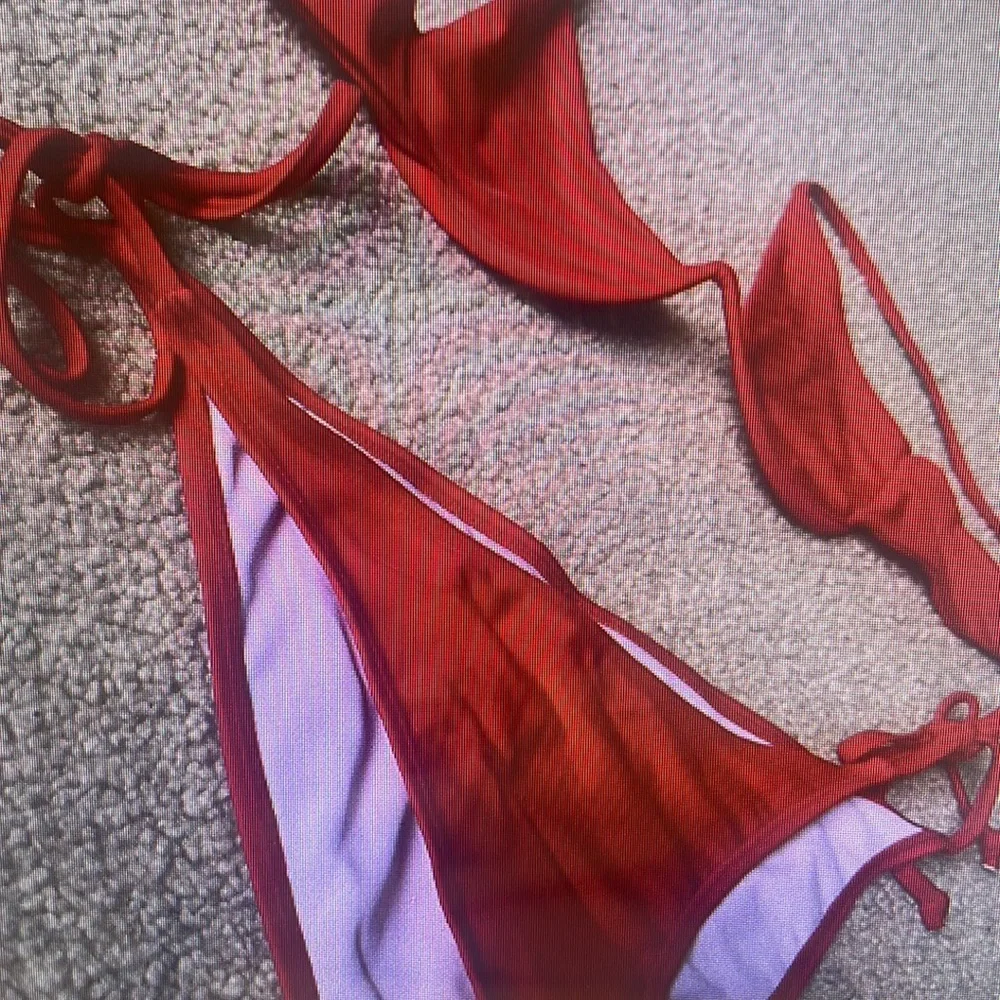 Red Underwire Bikini Set - Picture 2 of 2